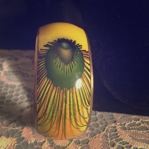 Vintage Peacock Bangle